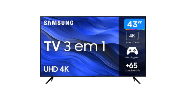 Smart TV 43” UHD 4K LED Samsung 