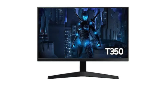 Monitor Gamer Samsung 24" FHD 75Hz HDMI VGA Freesync Preto Série T350 127/220V
