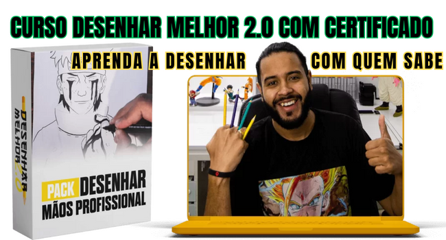 Aprenda a desenhar seu personagem favorito