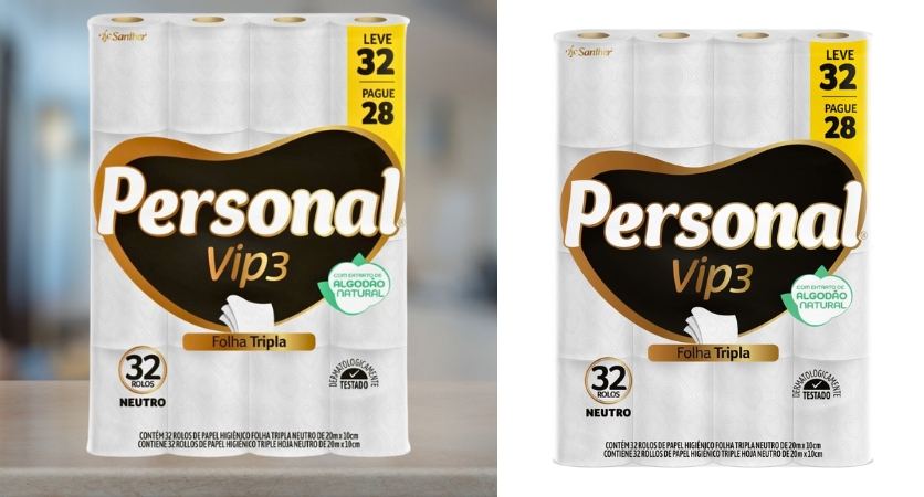 Papel Higiênico Personal Vip Folha Tripla Com 32 Rolos De 20m 7896